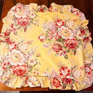 Vintage Ralph Lauren Home Sophie Brooke Twin Fitted Sheet Bed Skirt 2 Shams